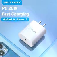 ราคา ส่งฟรี. Vention USB C PD 20W Wall Charger Fast Charger Power Dery Charger White Black For SAMSUNG S20 Xiaomi Huawei Type C Wall Charger (1733582916462151077)