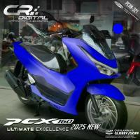 ราคา ☬DecalMotor PCX 160 ใหม่ 2025 Honda Pcx160 Body List Sticker ล่าสุด Variation Sticker ตัวเครื่องสีขาว♟ (1734362562006058713)