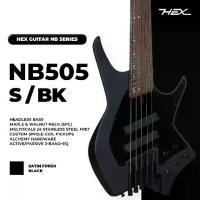ราคา ⭐Korea Brand⭐ Hex® NB505 5-String Headless Bass Guitar กีตาร์เบสหัวตัด เบส หัวตัด 5 สาย 24 เฟรต เคลือบด้าน + แถมกระเป่า Deluxe (1733637892686251295)