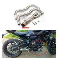 ราคา Motorcycle Exhaust Full System Front Pipe Modified 51mm Muffler Slip on For Yamaha MT07 MT-07 FZ07 2014 - 2023 R7 2021 - 2023 (1733767705736611670)