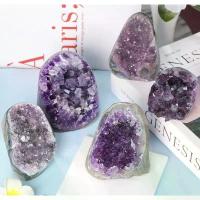 ราคา 1PC Natural Amethyst Geode / High Quality Purple Amethyst / Amethyst enhancing the immune system And reducing headaches. (1729577564454291712)