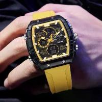 ราคา Smael Barrel-Shaped Multi-Function Sports Leisure Electronic Watch Waterproof Double Display LED Luminous Alarm Clock Men 'S Watch (1733802843020231949)
