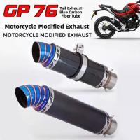 ราคา Universal Carbon Fiber Exhaust Pipe for Motorcycle GP76 Tail Section for honda giorno Winner150 Wave 125 CC110 YAMAHA Exciter150 LC135 LC150 Dual Cylinder Customizable (1734017840907584999)