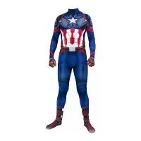 ราคา COD ชุดจั๊มสูท ชุดคอสเพลย์กัปตันอเมริกา Jumpsuit, Captain America Cosplay Costume (1733612070519538993)