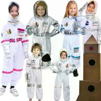 ราคา ชุดคอสเพลย์นักบินอวกาศสำหรับเด็ก ชุดนักบิน NASA สำหรับเด็กชายและเด็กหญิง ชุดปาร์ตี้นักบินอวกาศ ชุดจั๊มสูท ชุดฮาโลวีน (1732988867974366285)