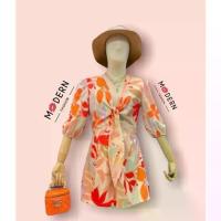 ราคา jumpsuit จั๊มสูท ชุดจั๊มสูท เดรสสั้นชุดจั๊มสูทขาสั้นสีสันสดใสป้ายModern jumpsuit จั๊มสูท ชุดจั๊มสูท เดรสสั้น (1733596073270347459)