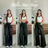 ราคา กางเกงยีนส์ทรงกระบอกสีดำฟอก ปลายขาบาน วินเทจ ทรงสวย สาวอวบ (A63สีดำ) Jean ผู้หญิง Clothing Women เสื้อผ้า Lady #สตรีทแฟชั่น #ชุดเดรส #เสื้อผ้าผู้หญิง #แฟชั่นสาวเกาหลี #แฟชั่นเกาห (1733758686559110809)