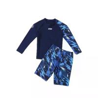 ราคา ชุดว่ายน้ำเด็ก เด็กผู้ชาย กางเกงว่ายน้ำสองชิ้น ชุดฤดูร้อน 2025 ใหม่ มืออาชีพ กันแดด ชุดว่ายน้ำ (1732095514343540466)