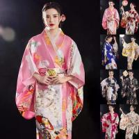 ราคา ชุดกิโมโนลายดอกไม้สำหรับผู้หญิง ชุดยูกาตะ ชุดนอนเจ้าสาว ชุดนอน/ชุดคลุมนอน ชุดแฟนซีญี่ปุ่น (1734127488601065079)