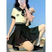 ราคา ชุดนิสิตกับชุดนักศึกษา ชุดสูทสไตล์กระโหลก, สำหรับผู้หญิง, คอลเลกชันฤดูร้อนปี 2024 มาใหม่, สดใสและมีสไตล์, สลิมมิ่ง, เครื่องแบบ JK, กระโปรงพลีทนักเรียน;ชุดนิสิตผู้หญิง (1730428982347205548)