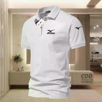ราคา เสื้อยืด Mizuno โลโก้ข้อความ คอปก สีดำ มีกระดุม เสื้อโปโลผู้ชาย Wangki เสื้อโปโลผู้ชาย เครื่องแบบ เสื้อยืด/ (1733702990156891239)