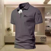 ราคา เสื้อยืด Mizuno โลโก้ข้อความ คอปก สีดำ มีกระดุม เสื้อโปโลผู้ชาย Wangki เสื้อโปโลผู้ชาย เครื่องแบบ เสื้อยืด/ (1733585017617810535)