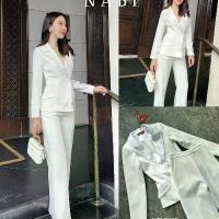 ราคา สูท 2 ชิ้น สูทสีขาว ชุดสูทไปงาน สูทสีขาว แบรนด์ รุ่น- Lady, Clothing (1733956242348737906)