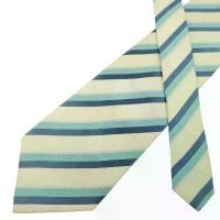 ราคา เนคไท Arrow Silk White Light Blue Stripe Korea เนคไทแบรนด์เนม ของแท้ สินค้าดี (1734386715663239030)