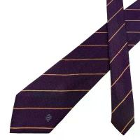 ราคา เนคไท Louis Quatorze Silk Purple Stripe เนคไทแบรนด์เนม ของแท้ สินค้าดี (1734023681311278082)