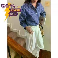 ราคา เสื้อเชิ้ตลายสก็อตเล็กปักลาย สไตล์อัจฉริยะระดับสูง พร้อมส่งปี 2025 แฟชั่นหรูหราระดับสูง เสื้อ เชิ้ต ชุด ยาว เสื้อผ้า ถุง ลูกไม้ แฟชั่น ใส่ ทําบุญ แขน สีแดง น่ารัก แซ่บ ผู้ หญิง เ (1733515903643322020)