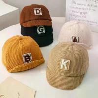 ราคา [พร้อมส่ง] หมวกเด็ก 5เดือน - 3ปี รอบหัว:48-50 cm. หมวกแก๊ป (Cap) ผ้าลูกฟูกปักฟอนต์ "A, B, D, G, K" ตัวปรับขนาดแบบสายรูด (1732965408155338006)