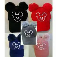 ราคา [COD] fasion Hat cap หมวกแก๊ป หมวกแฟนซีมีหู ผ้ากำมะหยี่ ใส่เที่ยว ปาร์ตี้ ก็ได้ สำหรับ ผู้ใหญ่ เด็กโต ลาย มิกกี้เม้าส์ Mickey mouse (1734368571932903165)