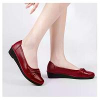 ราคา shoes รองเท้าคัทชู รองเท้าหนัง เท้าแบน รองเท้าส้นเตี้ย shoes รองเท้าหนัง เท้าแบน loafer รองเท้าส้นต่ำ รองเท้าส้นเตี้ย900Shopรองเท้าคัชชูหนังนิ่ม ทรงหัวแหลม ส้นตึก แต่งผูกโบว์ สีพ (1733530887293208259)