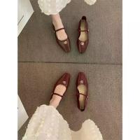 ราคา รองเท้าส้นเตี้ยสีแดง Mary Janes สำหรับผู้หญิง สไตล์วินเทจ รองเท้าส้นแบน สไตล์สตรีท รองเท้าส้นเตี้ย รองเท้าหนังวัวแท้ รองเท้าแฟชั่น (1734289436003042588)