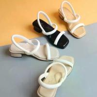 ราคา YOURSHOES U39 / รองเท้าหนังนิ่มส้นสูง 2นิ้ว รองเท้ารัดส้น รองเท้าส้นเตี้ย คําแนะนําผลิตภัณฑ์ใหม่ของเดือนนี้ แบบ สวม (1733808721950836148)