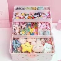 ราคา กล่องเก็บอุปกรณ์เสริมผมเด็ก ยางรัดผม คลิปผม เครื่องประดับผม ยางยืด ปิ่นปักผม ยางรัดผม เชือกผม กล่องเครื่องประดับ (1734169923440510096)