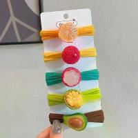 ราคา เครื่องประดับผมเด็ก ยางมัดผม ยางรัดผม ผลไม้น่ารัก ความยืดหยุ่นสูง สีสันสดใส เหมาะสำหรับสาวน้อย สไตล์ควีนไซส์ ปี 2025 (1732523687711704318)