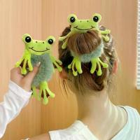 ราคา ยางรัดผม การ์ตูน กบ ตุ๊กตา น่ารัก สำหรับเด็กผู้หญิง ยางมัดผมใหม่ในฤดูหนาว (1734004327404635451)