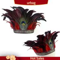 ราคา [COD] URBAG มงกุฎขนนก ขนนก headbands พร้อมสายรัด มงกุฎของอินเดีย ที่คาดผมอินเดีย ชุดนกยูงแต่งกาย ที่คาดผม การแสดงการเต้นรำ (1733260884038158333)
