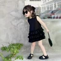 ราคา ชุดเดรสสีดำสำหรับเด็กผู้หญิง สไตล์เฮปเบิร์นใหม่ เหมาะสำหรับฤดูร้อน ดีไซน์เสื้อกั๊ก สีดำเล็กๆ แฟชั่นเด็ก เหมาะสำหรับเค้กและเจ้าหญิง แขนกุด สำหรับเด็กผู้หญิง (1732308099750200416)