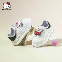 ราคา รองเท้าเด็ก Hello Kitty รองเท้าผ้าใบเด็ก ทรงเตี้ย สำหรับฤดูใบไม้ผลิและฤดูใบไม้ร่วง ดีไซน์น่ารัก ใส่ได้หลากหลาย สีขาว พื้นหนา แฟชั่น (1734028910793819717)