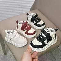 ราคา รองเท้าเด็ก รองเท้าผ้าใบหุ้มข้อสูง ฤดูใบไม้ร่วง 2026 รุ่นใหม่ สำหรับเด็กชายและเด็กหญิง กันลื่น สีขาว (1734041455475590844)
