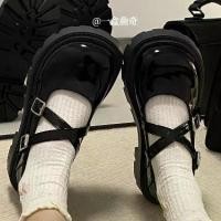 ราคา รองเท้าหนัง JK สำหรับเด็กผู้หญิง, รองเท้าหนังแก้วสไตล์ฤดูใบไม้ผลิแบบแมรี่เจนสำหรับเด็กผู้หญิง, รองเท้าสำหรับการแสดง, รองเท้าเด็ก (1734339449971115898)