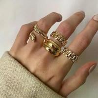 ราคา แหวนงู บุคลิกภาพ มินิมอล สำหรับผู้หญิง แฟชั่นวินเทจ ชุดแหวนข้องูงู สี่ชิ้น กรอบ ลูกอม (1731389767592346802)