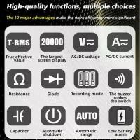 ราคา มัลติมิเตอร์กราฟิก S500 มัลติมิเตอร์ดิจิทัล เครื่องบันทึกรูปคลื่นแรงดันไฟฟ้า (20 k ตะแนน) (1734206190164673660)