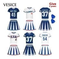 ราคา ชุดเชียร์ลีดเดอร์สำหรับเด็กผู้หญิง ชุดแสดงบนเวที ชุดแฟนซีเชียร์ลีดเดอร์ คอสเพลย์ พร้อมพู่สำหรับงานแข่งขันกีฬา ชุดนักเรียนหญิงมัธยม (1734151933496296704)