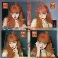 ราคา วิกผม รุ่น MAMA (มาม่า) ยาว 65 cm. สีส้ม มีหน้าม้าดัดลอนมาม่า (1733435346738185244)