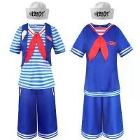 ราคา ชุดคอสเพลย์ Stranger Things 3 ชุดพนักงานร้านไอศกรีม ชุดยูนิฟอร์มสีน้ำเงิน (1734383843426665485)