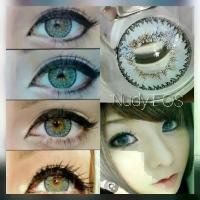 ราคา Nudy Gray Eos (สีออกฟ้า) คอนแทคเลนส์ ตาหวาน สายตาปกติเท่านั้น (1729583438963181964)