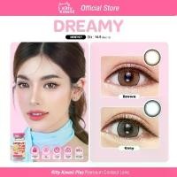 ราคา Kitty Kawaii Contact Lens : Dreamy สี Brown/Gray/Black คอนแทคเลนส์ (1729573875253938503)