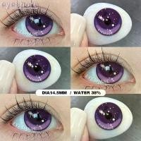 ราคา SparkleGirl สีม่วง คอนแทคเลนส์ คอสเพลย์ คอนแทคเลนส์สี Marin Violet ตาใส cosplay (1729742766094715083)