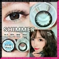 ราคา *มีค่าสายตา** บิ๊กอาย : SHIMMER - สีดำ (Winklens) เลนส์บิ๊กอายแบ๊วๆ ตากลมน่ารัก WATER 38% คอนแทคเลนส์ (1730048577614744349)