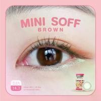 ราคา คอนแทคเลนส์(มินิ) Mini Soff Brown / Gray / Black (Kitty Kawaii) ลายฮิต ขายดีมาก กรองแสงกันยูวี (1730761621260044728)