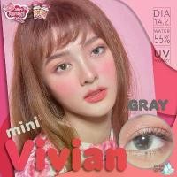 ราคา คอนแทคเลนส์ ขนาดมินิ ❤️Mini Vivian (kittykawaii) สี : Gray (1730300511274830163)