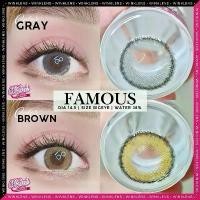ราคา [SE]มีค่าสายตา* บิ๊กอาย : FAMOUS (Winklens) เลนส์ไซส์บิ๊กอาย สีชัดตาคม WATER 38% คอนแทคเลนส์ (1732015299626961693)