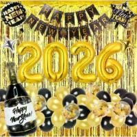 ราคา แนะนำ ลูกโป่งnew year ลูกโป่งปีใหม่ 2026 happy new year ปีม้า เทศกาลปีใหม่ ป้ายสวัสดีปีใหม่ ลูกโป่งHNY (1733367428621108226)