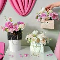 ราคา ถุงของขวัญดอกไม้ 4 ชิ้นพร้อมหูจับ สำหรับงานแต่งงานและเลี้ยงลูก พร้อมอุปกรณ์ตกแต่งลายดอกไม้และของชำร่วยลูกโป่ง พลาสติก ดอก กุหลาบ วาเลนไทน์ ช่อ ขนม กล่อง ผลไม้ เจาะรู ถ้วยลอย ปัจฉ (1734091988535314181)