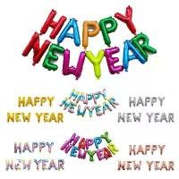 ราคา 2026 บอลลูนฟอยล์รูปตัวอักษร Happy New Year ขนาด 16 นิ้ว สําหรับตกแต่ง Happy New Year Letter Balloons วันเกิด ลูกโป่ง (1733713595068744801)