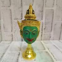 ราคา ✩เทพประจำวัน วันพุธ พร้อมฐานปิดทอง ขนาดกลาง 4 นิ้ว เรซิ่น ทองเค งานสวย หัวโขน เศียรครู เศียรเทพ ของที่ระลึก♦ (1733674871449748506)
