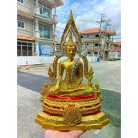 ราคา พระพุทธชินราช กว้าง9นิ้ว สูง14นิ้ว ประดับกากเพชรทอง เหมาะสำหรับบูชาพระ บูชาพระบรมสารีริกธาตุ บูชาพระพิฆเนศ เป็นของขวัญ ของฝาก ของที่ระลึก (1732725882072368746)